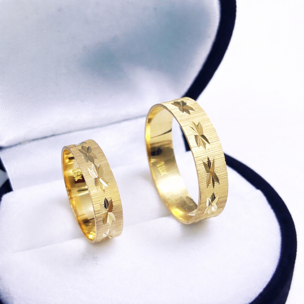 Par argollas oro 18kilates