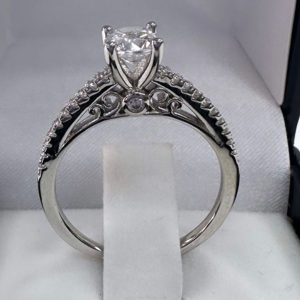 Solitario en plata fina