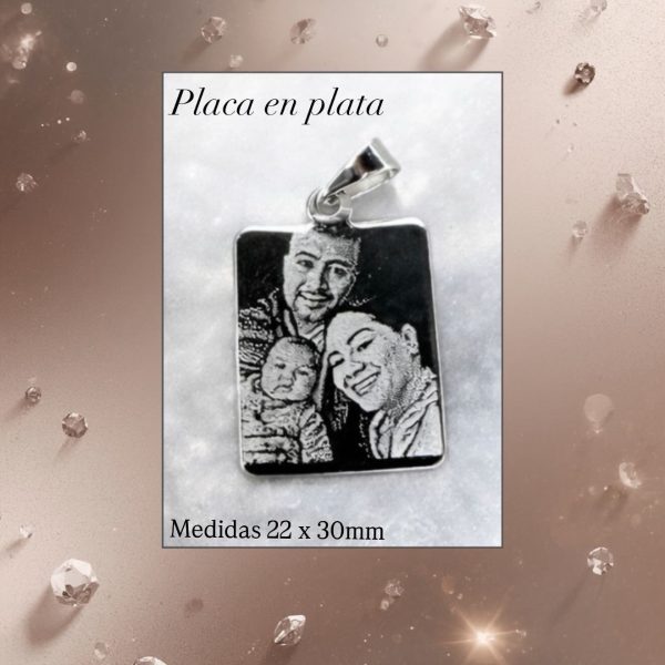 Placa en plata