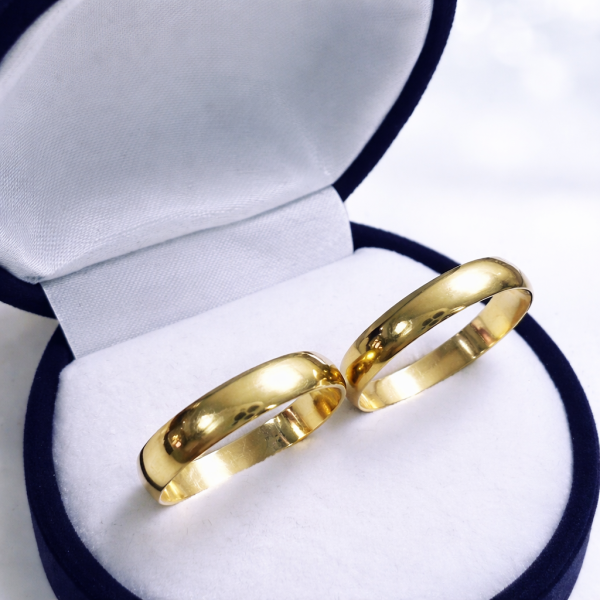 Argollas en oro 18kilates
