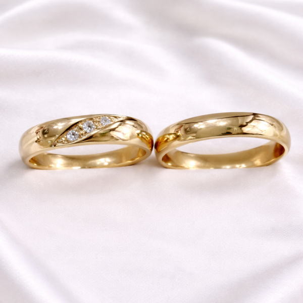 Argollas oro 18kilates
