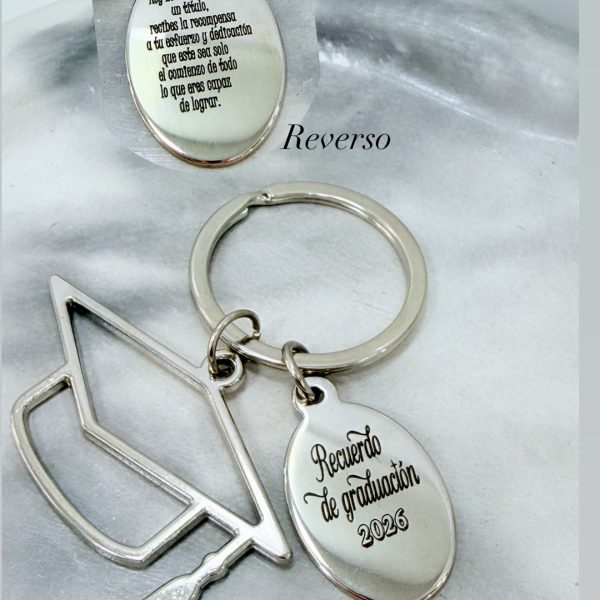 Llavero metálico personalizado