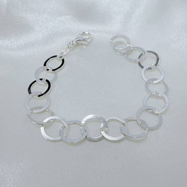 Pulsera plata mujer