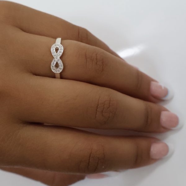 Anillo en plata infinito